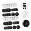 Veemoon 12pcs Cable Clips Adhesive Cable Organizer for Efficient Cord Management Suitable for Home and Office Easy Installation Smooth Surfaces Color Random view 3