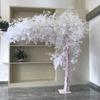 PLYLAY Artificial Cherry Blossom Tree with lamp - White Banyan Indoor Outdoor Wedding Decoration with Silk Flowers - Stunning Artificial Blossom Tree (Size : 1.5 * 1.5m) view 4