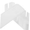 Veemoon 2 Pcs Cable Organizer Box with Lid White Plastic for Desk view 3