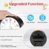 Secura 60-Minute Visual Timer with Rainbow Pattern, Classroom Timer and Time Management Tool for Teaching with Pause Function (Black & Star) view 4