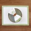 Solino Home Linen Cloth Napkins Set of 4-100% Pure Linen Sage Green and White Dinner Napkins 20 x 20 Inch for Winter, Spring, Easter, St Patricks Day - Classic, Handcrafted and Machine Washable view 2