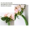 Dntum Artificial Flowers for Decoration Artificial Roses Flowers 12 Heads Arrangement Silk Bouquet Artificial Flowers Rose Bouquet for Wedding Bridal Decorations Artificial Flowers Plants view 2
