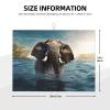 Dish Drying Mat Kitchen Microfiber Absorbent Quick Dry Pad Swimming African Elephant Drainer Rack Pad for Counter Coffee Bar 18 x 24 in view 3