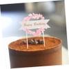 10pcs Birthday Cake Decorative Topper Birthday Party Cake Wreath Topper view 3