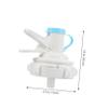 HomeLoft Basics 2pcs Manual Outdoor Water Nozzle Leak-Resistant Pad Compatible Water Buckets Portable Dispenser for Camping and Home Use view 2