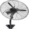 Scpantkend Wall Fan Bedroom 18-Inch Wall-Mounted Fan, Adjustable in Three Gears, Rotating Oscillation Fan, for Industrial and Commercial Households view 1