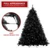 Casafield 4.5FT Black Spruce Artificial Holiday Christmas Tree with Sturdy Metal Stand view 2