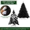 Casafield 4.5FT Black Spruce Artificial Holiday Christmas Tree with Sturdy Metal Stand view 3