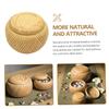 DECHOUS Bamboo Woven Storage Basket for Tea Leaves Practical Multi-function Tabletop Basket for Snacks and Decor Hand Woven Design Space-saving Natural Home Organizer view 4