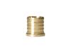 25 Pcs XFITTING Barb Crimp 1 Inch Pex Plug End Cap, Brass, 23-1-5=25X view 2