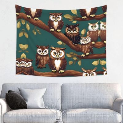 ZISHAK Magic Owel Print Aesthetic Artistic Decoration Tapestry For Home Interiors All-Season,Versatile