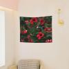 ZISHAK Hummingbirds Red Flower Hibiscus Print Aesthetic Artistic Decoration Tapestry For Home Interiors All-Season,Versatile view 4