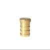 XFITTING Barb Crimp 1/2 Inch Pex Plug End Cap, Brass, 23-3-5=10X, 10 Pieces view 1