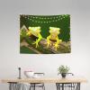 ZISHAK Two Geckos Print Aesthetic Artistic Decoration Tapestry For Home Interiors All-Season,Versatile view 3