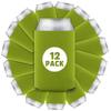 12 Pcs Bulk Blank Collapsible Can Coolers - Perfect For Sublimation Printing, HTV, Screen Printing or DIY Crafts (Olive) view 1
