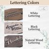 Personalized Last Name Guest Book, Unique Guest Book Sign, Custom Alternative Guest Book, Wooden Guest Book, Wedding Ceremony Guestbook Sign (Design 9) view 4