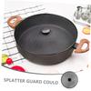 ABOOFAN Cooking Pan Splatter Screen Frying Pan Splatter Guard Stainless Steel Mesh Grease Separator view 2