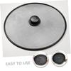 ABOOFAN Cooking Pan Splatter Screen Frying Pan Splatter Guard Stainless Steel Mesh Grease Separator view 3