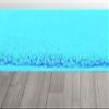Gorgeous Home LINEN 3 Piece Bathroom Floor Bath Mats Rugs Set with Lid Cover Non-Skid Absorbent Solid #6 (Turquoise Aqua) view 3