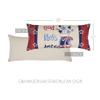 VHC Brands Patriotic GBA Mason Jar Stars Pillow 12x28, Independence Day Decor, Stars and Stripes, Digital Print, Embroidered Cotton Pillow, Perfect for Bedroom, Entry, Living Room, Rectangle, Natural view 3