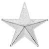VHC Brands Patriotic Faceted Metal Star Wall Hanging - 12x12, Distressed Appearance, Independence Day Decor, American Star with Display Pocket view 1