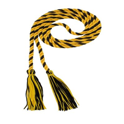 Tassel Depot Graduation Honor Cord - Gold/Black - Every School Color Available - Made In Usa