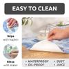 FIFTY FEET 18X96 Inch Shelf Liner for Kitchen Cabinets, PVC Drawer Liner for Dresser Non-Slip Bathroom, Non-Adhesive Cabinet Liner Washable (Blue Flower)(9 Roll) view 4