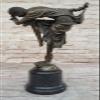 Signed Colinet Russian Dancer Art Deco Bronze Sculpture Marble Base Statue Sale Decoration Home Handmade Art by Classy Bronze view 4