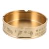 RORPOIR Vintage Style Brass Ashtray Multi-functional Metal Decor Ashtray for Decor view 1