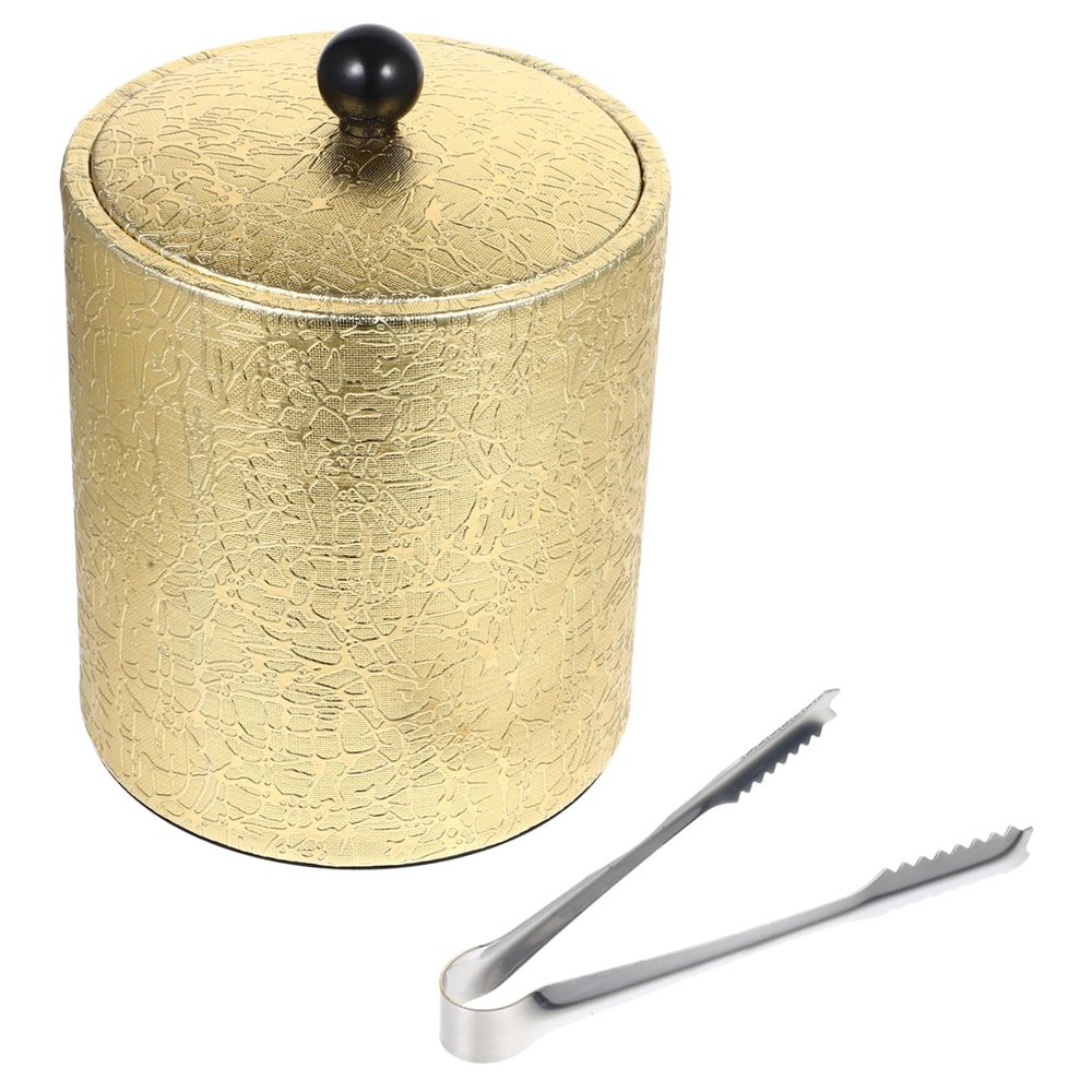 1pc Stainless Steel Ice Bucket Ice Mold Wine Ice Wine Chiller Bucket Ice Storage Bucket for Freezer Gold Ice Bucket for Cocktail Bar Ice Cube Mold Gold Ice Buckets Cocktails Golden
