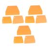 GRIRIW 8pcs Ladder Shape Pastry Scraper Yellow Large Medium Cake Spreader for Smooth Icing and Baking Needs Essential Kitchen Baking Tools for Cake Decorating and Bread Cutting view 1