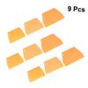 GRIRIW 8pcs Ladder Shape Pastry Scraper Yellow Large Medium Cake Spreader for Smooth Icing and Baking Needs Essential Kitchen Baking Tools for Cake Decorating and Bread Cutting view 2
