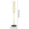 SOPAMI Coat Rack Freestanding Household Branch Shape Single Rod Coat Rack Living Room Bedroom Study Hallway Entrance Coat Rack for Coat Scarf Coat Rack Rack For Clothes To Hang, Gold view 2