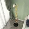 SOPAMI Coat Rack Freestanding Household Branch Shape Single Rod Coat Rack Living Room Bedroom Study Hallway Entrance Coat Rack for Coat Scarf Coat Rack Rack For Clothes To Hang, Gold view 4