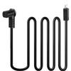 Huzum Extension Cord for Lift Chair or Power Recliner, 6.5 Ft 2 Pin L Shape Cable Replacement Cable for Okin Limoss Lazy boy Pride Catnapper Lift Chair or Power Recliner, Huzum-2M ExC view 1