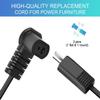 Huzum Extension Cord for Lift Chair or Power Recliner, 6.5 Ft 2 Pin L Shape Cable Replacement Cable for Okin Limoss Lazy boy Pride Catnapper Lift Chair or Power Recliner, Huzum-2M ExC view 4