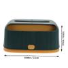 Beatifufu Creative Tissue Storage Holder Multi-Functional Plastic Napkin Box Simple Design for Living Room and Office Use Non-Slip Material Elegant Dark Green Color view 4