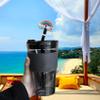 Stanley Cup 30 Oz & 40 Oz Tumblers with Handle - Straw Toppers & Covers, Funny Beach & Summer Straw Tips, Anti-dust Lids view 4