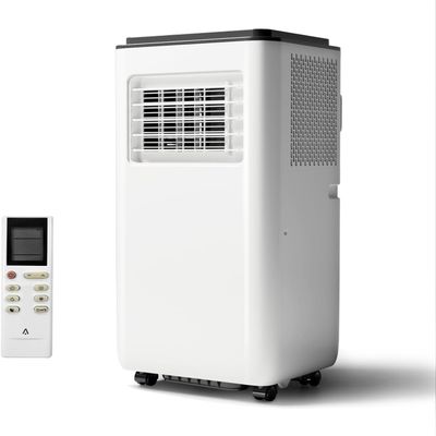 Asypets 8,000 BTU Portable Air Conditioner - Cools Up to 200 Sq.ft, Quiet Sleep Mode, 3-in-1 Cool, Dehumidifier, Fan, Self-Evaporation, Digital Display & Remote Control