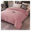 QuKan Bed, Thick Velvet Winter Bedspread on The Bed Plaid Blanket Bed Cover Mattress Topper Quilt Bed Linen Bedspreads for Double Bed Sheet view 3