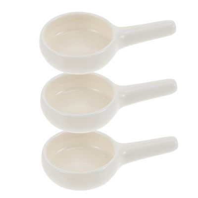 Cabilock 3pcs White Ceramic Tealight Holder Candle Holding Trays for Aromatherapy Lamps Easy to Store Move for Home Office Yoga Room and Study Decor