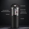 12V/24V Car Heating Cup 304 Stainless Steel Digital LCD Display Portable Electric Water Cup 500ML Water Warmer Bottle Vehicle mounted kettle view 2