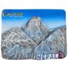 3D Mount Everest Nepal Fridge Magnet Tourist Souvenir Refrigerator Decoration Resin Hand Painted Craft Collection view 1