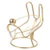 Amosfun Self Draining Soap Holder Minimalist Rabbit Soap Dish for Bathroom Kitchen Transparent Design Efficient Drainage Keeps Countertops Tidy and Clean view 1