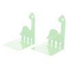 DIYEAH Modern Set Unique Dragon Bookend Rack Non-Slip Metal Book Holder for Desk view 1