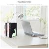DIYEAH Modern Set Unique Dragon Bookend Rack Non-Slip Metal Book Holder for Desk view 4