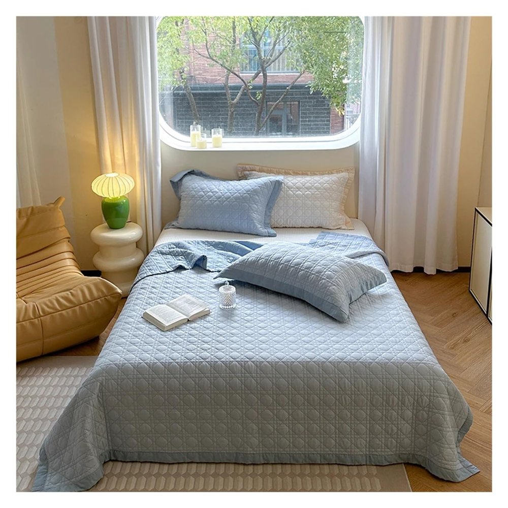 ADovz High-end Nature Fiber Bedspread on the Bed Cover Fiber bedspreads and coverlets Summer Couple Bed Quilt Mattress Topper,Bed Sheets