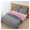 QuKan Bed, High-end Modern Bed Cover Double Sided Splicing Bedspread on The Bed Linen Quilted Linens Blanket Bedspreads for Bed Sheet Plaid view 4
