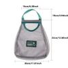 TopHomer 2 Packs Multi-Function Hanging Mesh Storage Bags Reusable Kitchen Fruit Veetable Breathable Mesh Bags for Shopping Travel Easy to Clean view 2