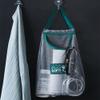 TopHomer 2 Packs Multi-Function Hanging Mesh Storage Bags Reusable Kitchen Fruit Veetable Breathable Mesh Bags for Shopping Travel Easy to Clean view 3